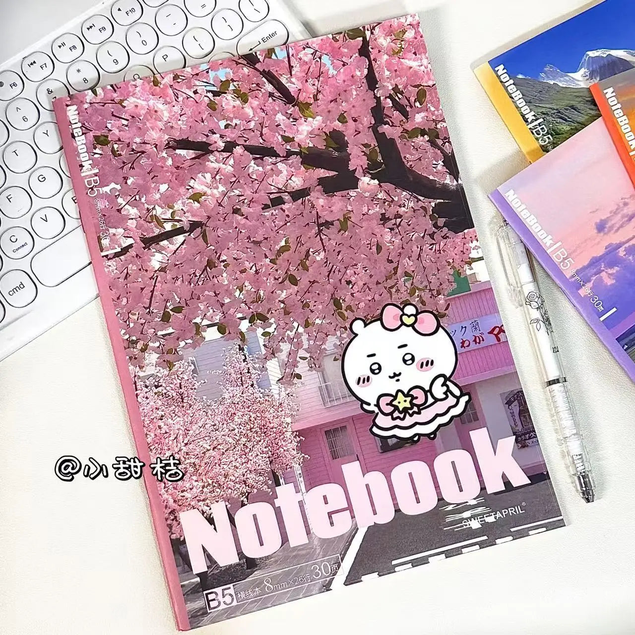 Anime ハチワレ Chiikawa B5 Notebook Notepad Travel Universal for Student Portable Lightweight Cute Kawaii Gift 2026 New lovely