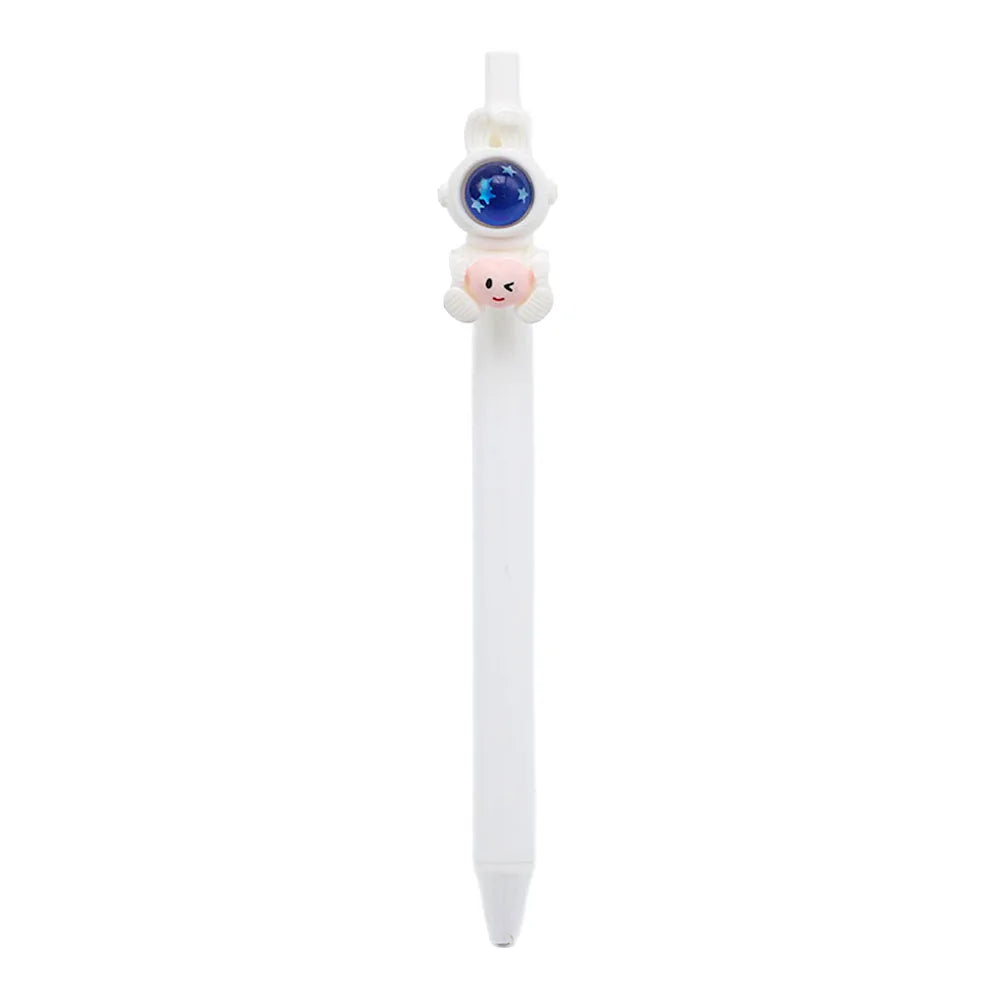 Cute Sweet Astronaut Press Gel Pen Cartoon Planet School Office Supplies Stationery Creative Press Pens