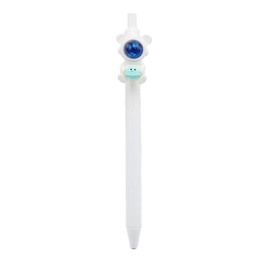 Cute Sweet Astronaut Press Gel Pen Cartoon Planet School Office Supplies Stationery Creative Press Pens