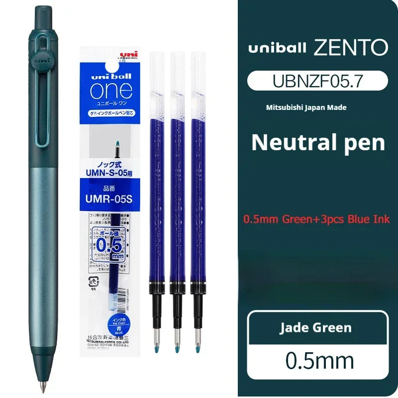 Mitsubishi Uni Ultimate Signature Pen,ZENTO Retractable Metal Gel Pen with Ultra-Smooth Ink Luxurious Feel Useful Writing Tools
