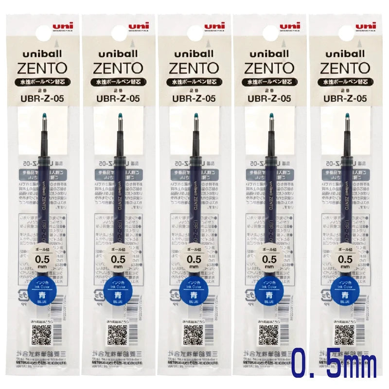 Uni-ball ZENTO Aluminum Grip Metal Pen,0.38/0.5mm Smooth Writing With Original Refills For Academic Exams&Professional Signing