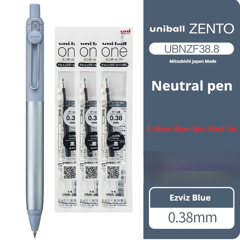 Mitsubishi Uni Ultimate Signature Pen,ZENTO Retractable Metal Gel Pen with Ultra-Smooth Ink Luxurious Feel Useful Writing Tools