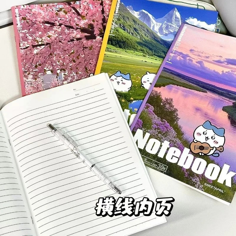 Anime ハチワレ Chiikawa B5 Notebook Notepad Travel Universal for Student Portable Lightweight Cute Kawaii Gift 2026 New lovely