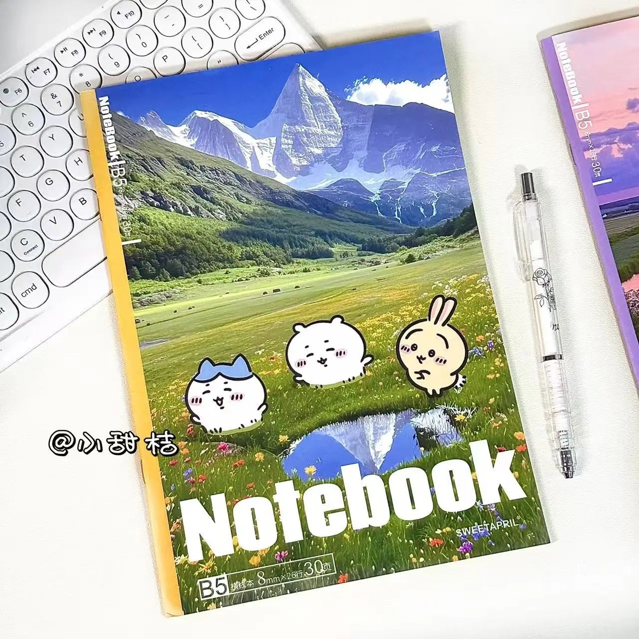 Anime ハチワレ Chiikawa B5 Notebook Notepad Travel Universal for Student Portable Lightweight Cute Kawaii Gift 2026 New lovely