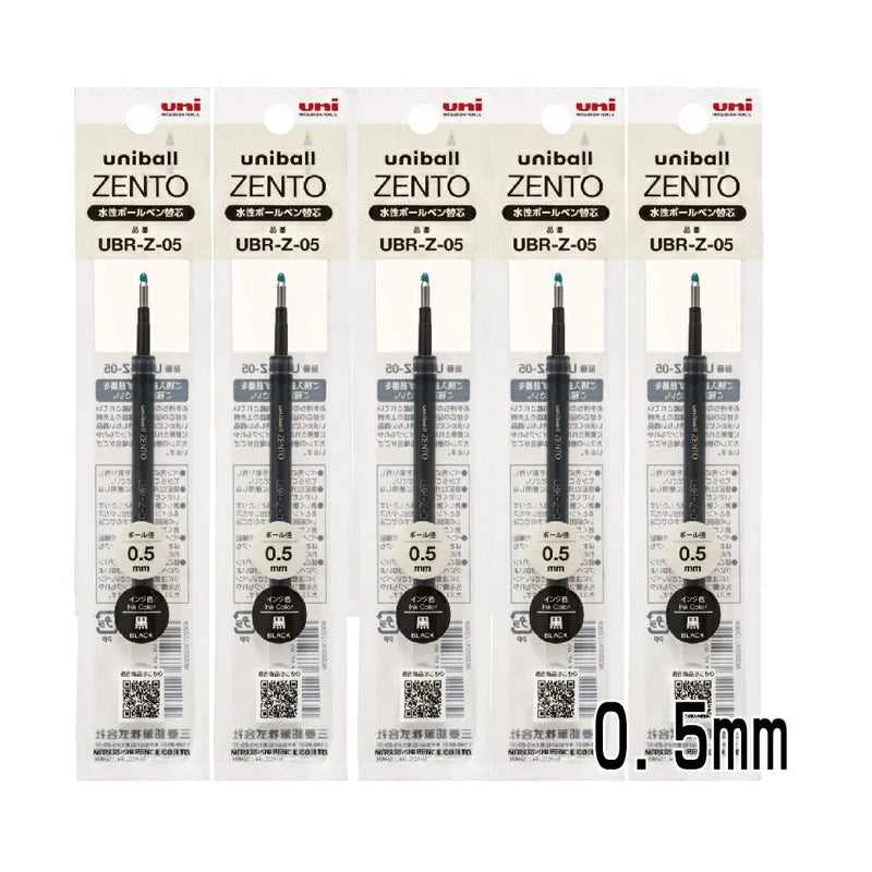 Uni-ball ZENTO Aluminum Grip Metal Pen,0.38/0.5mm Smooth Writing With Original Refills For Academic Exams&Professional Signing