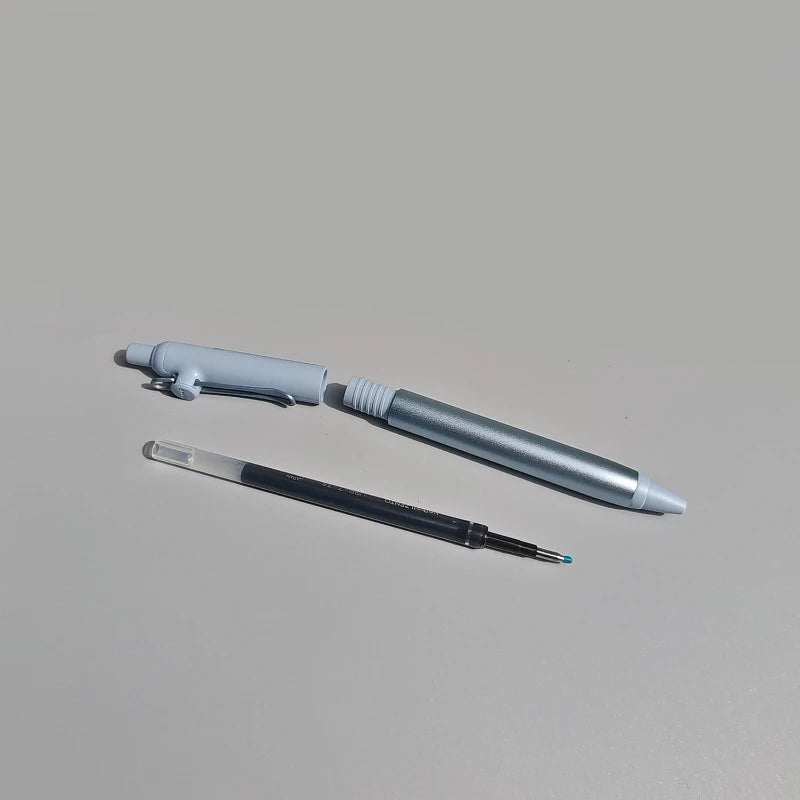 Uni-ball ZENTO Aluminum Grip Metal Pen,0.38/0.5mm Smooth Writing With Original Refills For Academic Exams&Professional Signing
