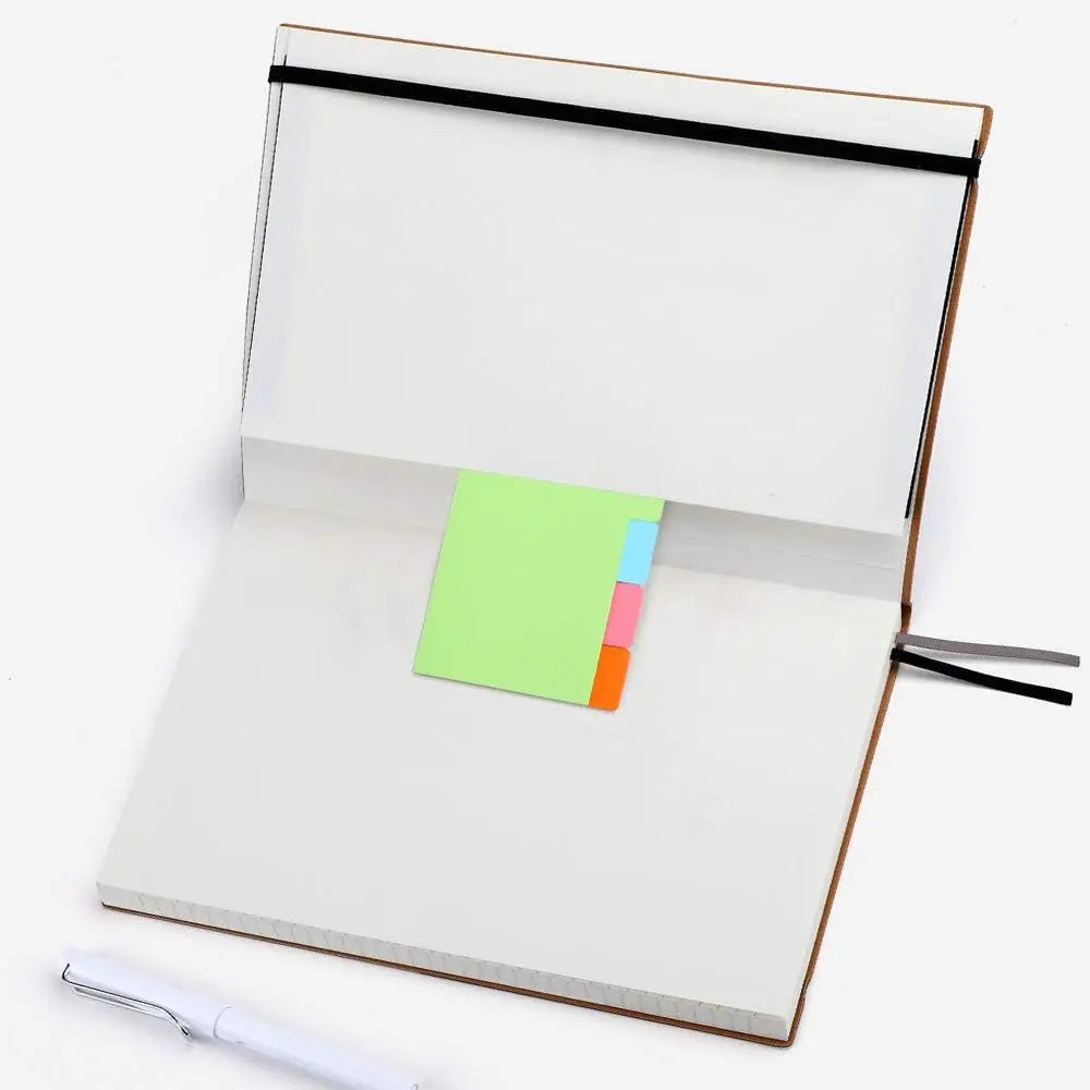 2-Pack B5 Softcover Notebooks, 7.6x10 Inch with 100gsm Thick Paper, 408 Pages, Black