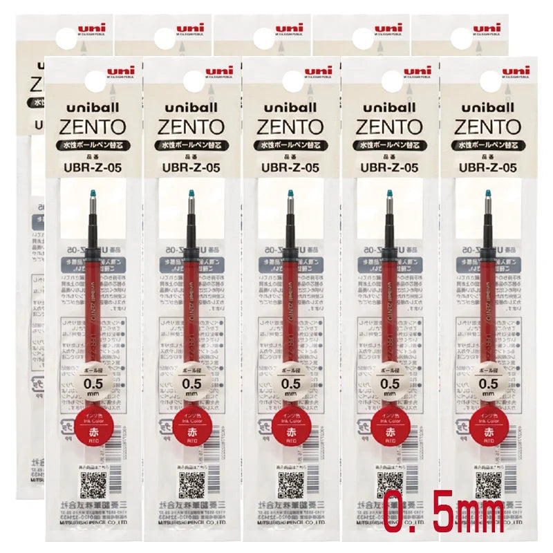 Uni-ball ZENTO Aluminum Grip Metal Pen,0.38/0.5mm Smooth Writing With Original Refills For Academic Exams&Professional Signing